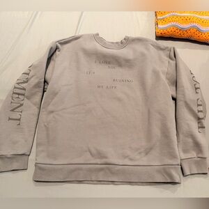 Taylor Swift TTPD Crewneck Sweater